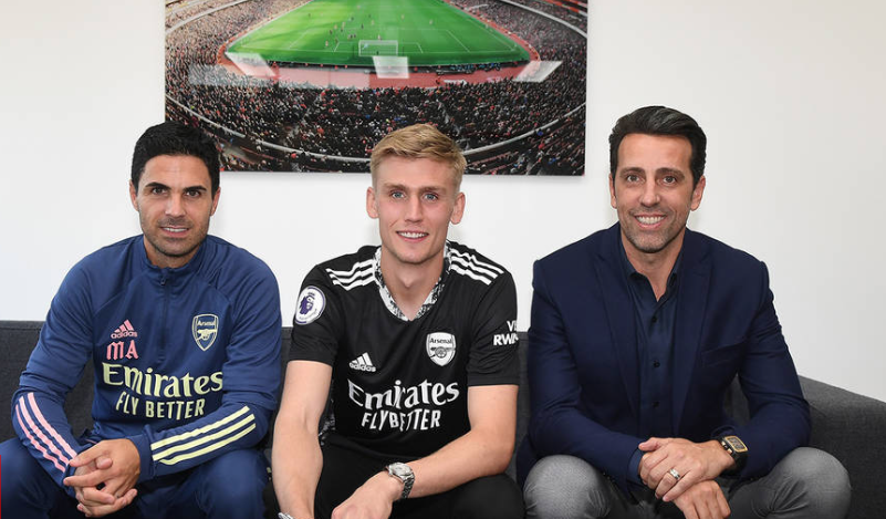 BREAKING: Arsenal sign keeper Alex Runarsson in four-year deal 